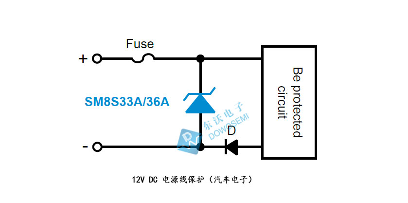 TVS二極管保護(hù)12V DC電源線.jpg